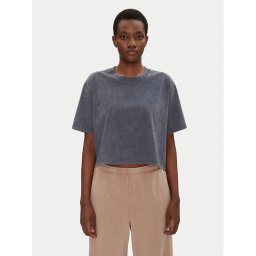 Under Armour Тишърт Rival Wash 1389724 Тъмносин Loose Fit