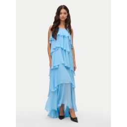 Vero Moda Официална рокля Felicia 10331377 Светлосин Regular Fit