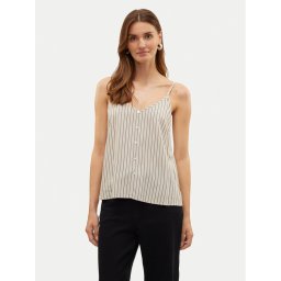 Vero Moda топ Mymilo 10303690 Бежов Regular Fit