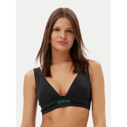 Calvin Klein Swimwear Горнище на бански KW0KW02890 Черен