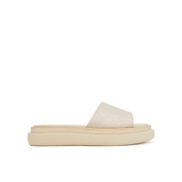 Calvin Klein Чехли Flatform Slide Jacq HW0HW02461 Екрю