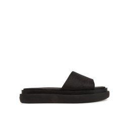 Calvin Klein Чехли Flatform Slide Jacq HW0HW02461 Черен