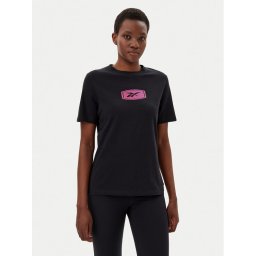 Reebok Тишърт 100218927 139-18-00 Черен Regular Fit