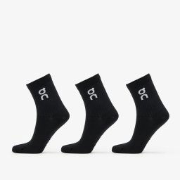 On Logo Sock High 3-Pack Black S