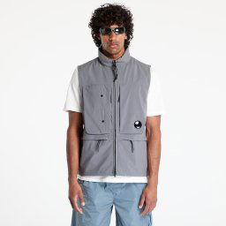 Жилетка C.P. Company Cp Shell-R Hooded Vest Smoked Pearl XXL