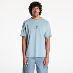 Тениска C.P. Company Tacting Piquet Embroidery T-Shirt Stormy Weather XL