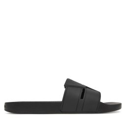 Чехли Calvin Klein Pool Slide Double T HM0HM01752 Черен