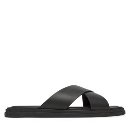 Чехли Calvin Klein Criss Cross Sandal HM0HM01737 Черен