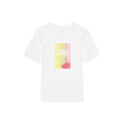 Jack & Jones Junior Тишърт Varenna 12278349 Бял Regular Fit