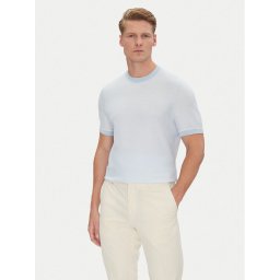 BOSS Тишърт Jianfranco 50537642 Светлосиньо Regular Fit