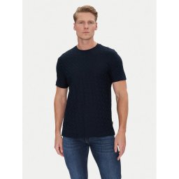 BOSS Тишърт H-Thompson 80 50537131 Тъмносин Regular Fit