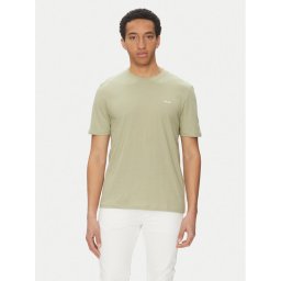 HUGO Тишърт Dero222 50466158 Зелен Regular Fit