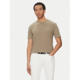 HUGO Тишърт Dero222 50466158 Бежов Regular Fit