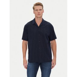 Jack & Jones Риза Luke 12271099 Тъмносин Relaxed Fit