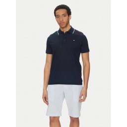 Paul&Shark Тениска с яка и копчета 25411282 Тъмносин Regular Fit