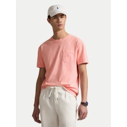 Polo Ralph Lauren Тишърт 710969628005 Розов Custom Slim Fit