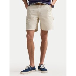 Polo Ralph Lauren Шорти от плат 710963172001 Бял Relaxed Fit