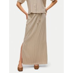 Vero Moda Макси пола Mymilo 10321622 Бежов Regular Fit