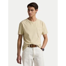 Polo Ralph Lauren Тишърт 710969628007 Бежов Custom Slim Fit