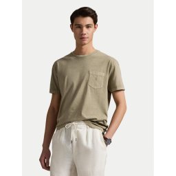 Polo Ralph Lauren Тишърт 710969628006 Каки Custom Slim Fit