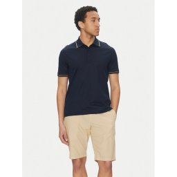 Paul&Shark Тениска с яка и копчета 25411236 Тъмносин Regular Fit