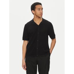 Jack&Jones Риза Orion 12268226 Черен Relaxed Fit