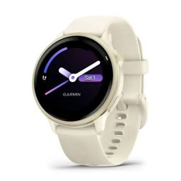 Garmin vivoactive 6 - Lunar Gold с Bone каишка
