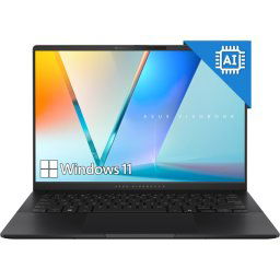 Лаптоп Asus Vivobook S S5406SA-QD149W - Intel Core Ultra 7 258V, 14" OLED WUXGA, 32GB RAM, 1TB SSD, Windows 11