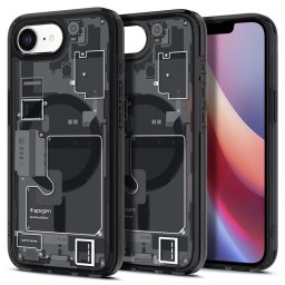 Гръб Spigen Ultra Hybrid MagSafe за iPhone 17E, iPhone 16E - Zero one black
