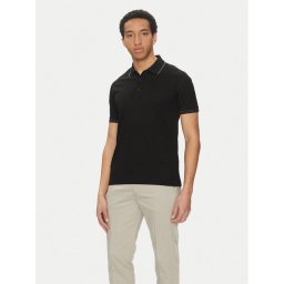 Paul&Shark Тениска с яка и копчета 25411236 Черен Regular Fit