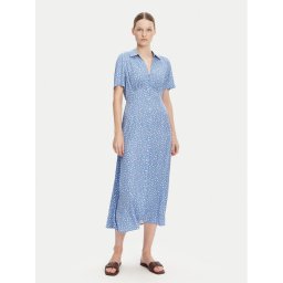 Tommy Hilfiger Рокля тип риза WW0WW45941 Син Regular Fit