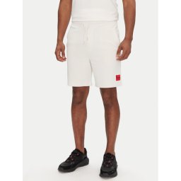 HUGO Спортни шорти Diz222 50466196 Екрю Regular Fit