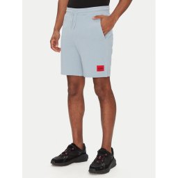 HUGO Спортни шорти Diz222 50466196 Светлосиньо Regular Fit