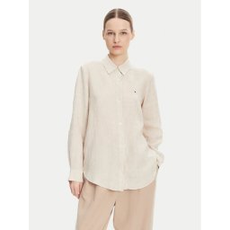 Tommy Hilfiger Риза WW0WW44679 Бежов Relaxed Fit