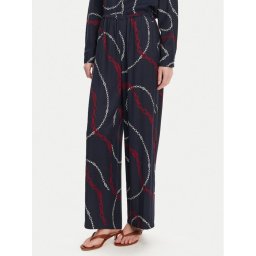 Tommy Hilfiger Текстилни панталони WW0WW44542 Тъмносин Relaxed Fit