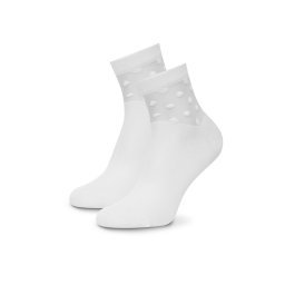 Nine West Дълги чорапи KR_NW_STREET_W_SS25 (2 PACK) Бял