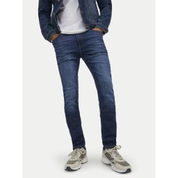 Jack & Jones Дънки Liam 12110056 Тъмносин Skinny Fit