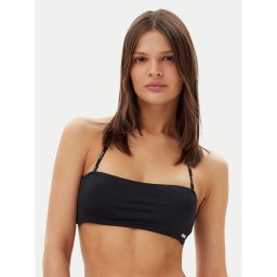 HUGO Горнище на бански Pure 50540663 Черен