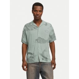 Jack & Jones Риза Jeff 12268465 Зелен Relaxed Fit