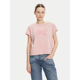 Levi's® Тишърт Graphic A8804-0039 Розов Boxy Fit