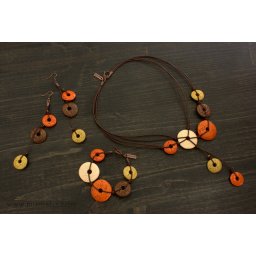 Комплект - дамско колие, гривна и обеци