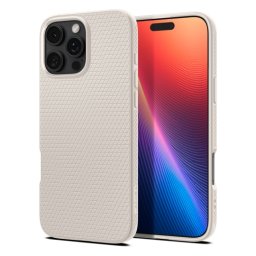 Силиконов калъф Spigen Liquid Air Apple iPhone 16 Pro Max, Natural Titanium