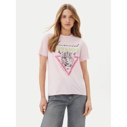 ONLY Тишърт Lucy 15307412 Розов Regular Fit