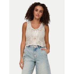 ONLY топ Lizzy 15343882 Бежов Regular Fit