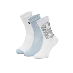 Roxy Дълги чорапи AS_ROXY_05W_SS25 (3-PACK) Бял