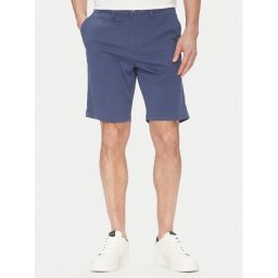 Selected Homme Шорти от плат Miles 16092329 Тъмносин Slim Fit