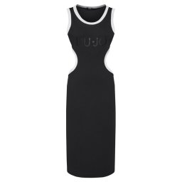 Liu Jo Лятна рокля VA5043 J4822 Черен Regular Fit