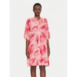 Liu Jo Beachwear Плажна рокля VA5125 T2961 Розов Relaxed Fit