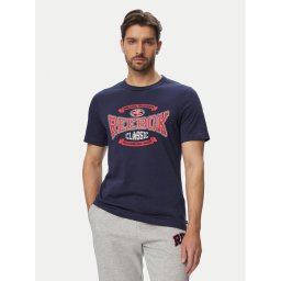 Reebok Тишърт 100220202 Тъмносин Relaxed Fit