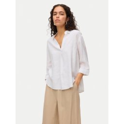 Vero Moda Блуза Linn 10310759 Бял Loose Fit